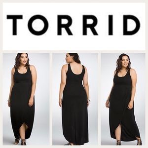 Torrid Sz 1X Jersey Tulip Maxie Dress
